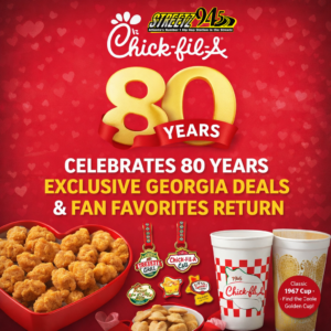 Chick-fil-A Celebrates 80 Years With Exclusive Georgia Deals & Fan